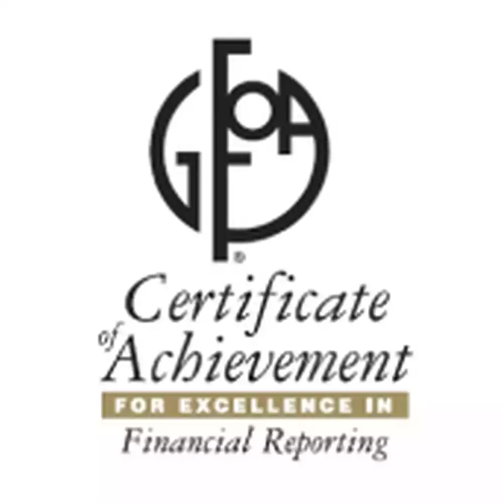 GFOA Certificate of Achievement for Excellence in Financial Reporting